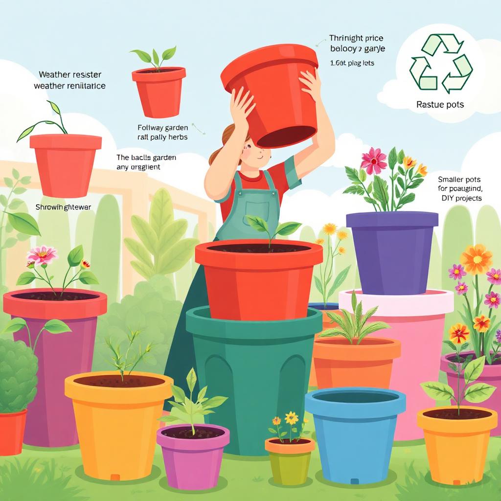 Uncovering The Benefits and Practical Applications of Plastic Pots in Gardening