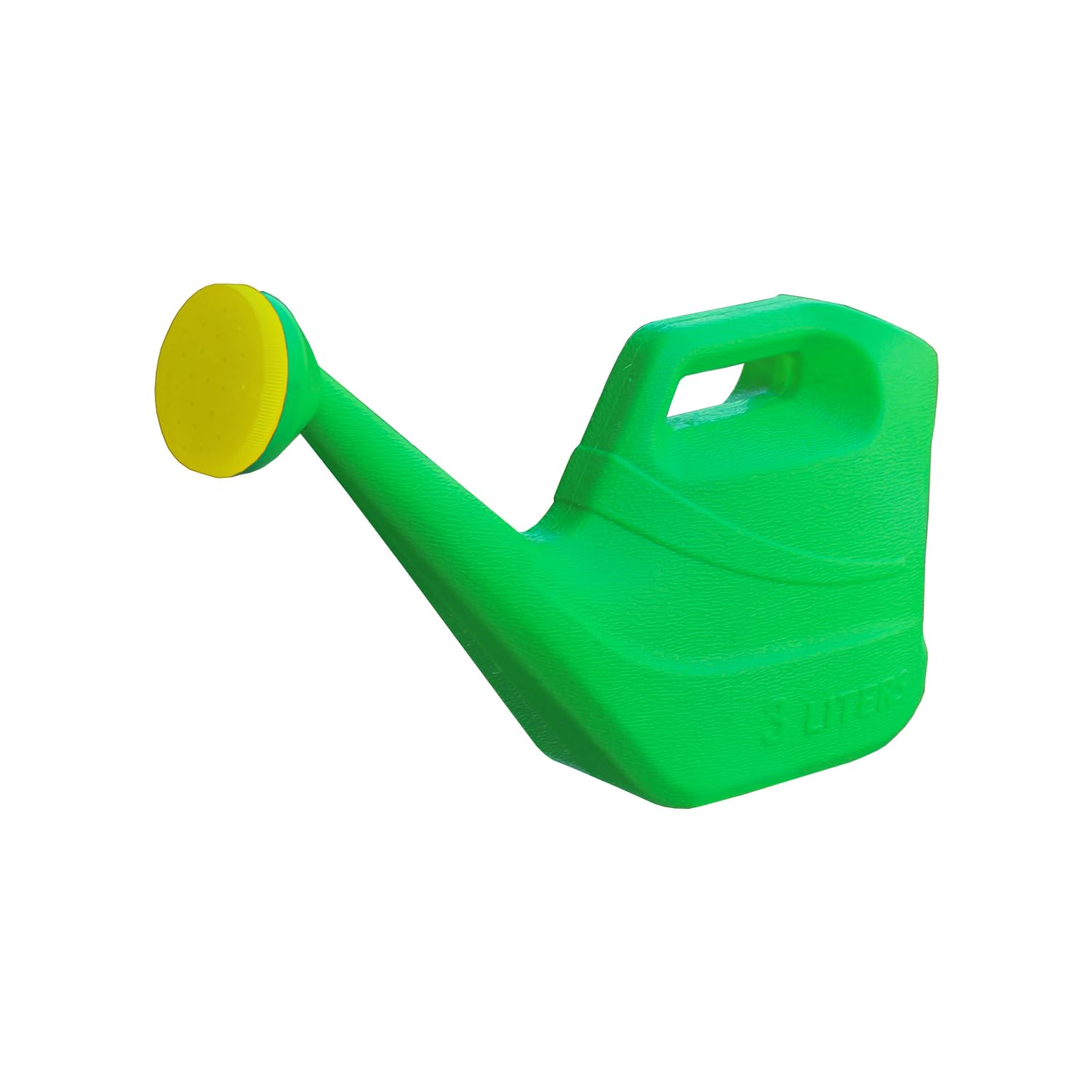 3l Green Plastic Watering Can With Spray Nozzle  For Plants, Flowers & Garden Beds